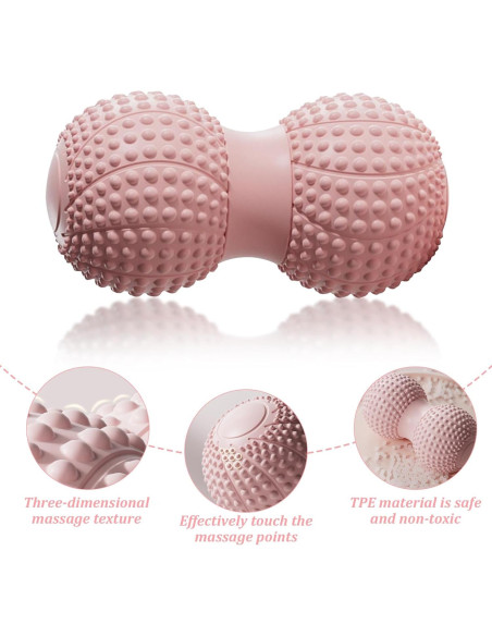 Pelota de Masaje Cacahuate Huoflame para Alivio Muscular