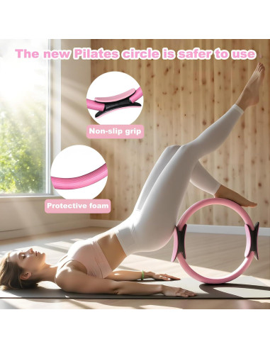Conjunto de Pilates IJEUH 13 Piezas Rosa para Mujeres