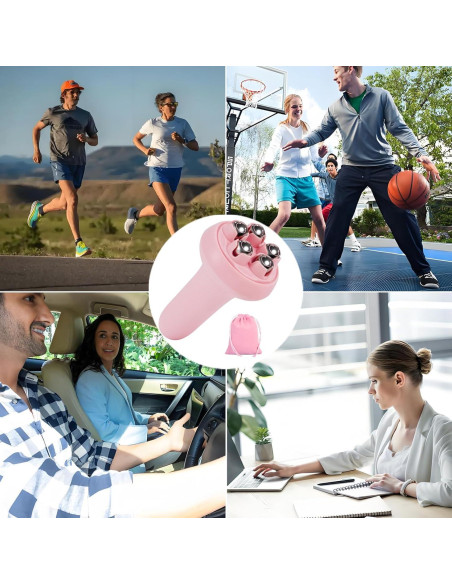 Rodillo de Masaje de Bola de Mano SFHY - Alivio Muscular Portátil