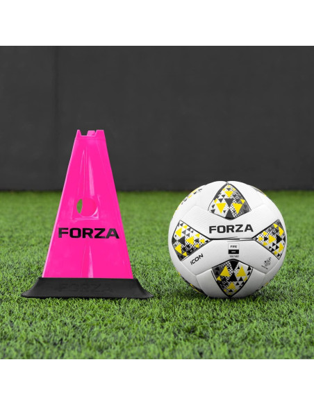 Conos Triangulares FORZA Pro 30cm - Juego de 4 o 8 con Bases de Goma
