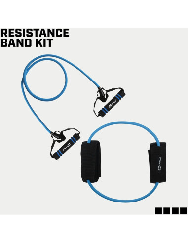 Kit de Bandas de Resistencia Capelli Sport - Ejercicio y Estiramiento