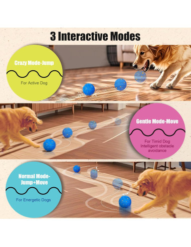 Bola Interactiva para Perros Beixiaoer O15, 8.13 cm, Impermeable