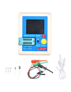 Medidor LCR-T7 ALRIWMINSI Transistores Diodos Capacidades