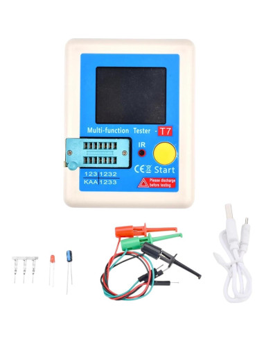 Medidor LCR-T7 ALRIWMINSI Transistores Diodos Capacidades