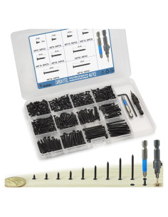 Kit de Tornillos Autoperforantes EaseKinder 440PCS M3 Acero