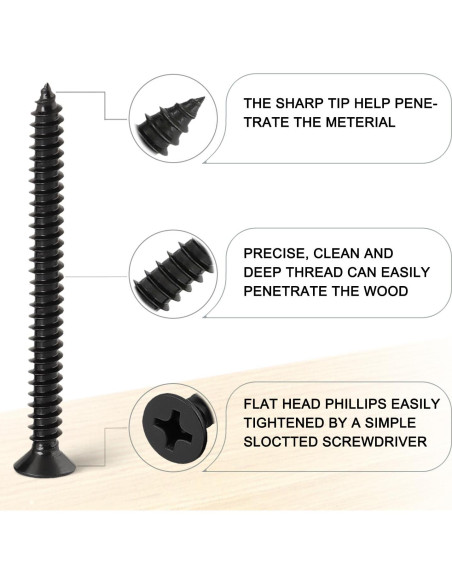 Kit de Tornillos Autoperforantes EaseKinder 440PCS M3 Acero