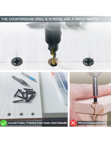Kit de Tornillos Autoperforantes EaseKinder 440PCS M3 Acero