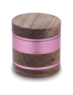 Molino de Especias Manual RUKIOO de Madera Rosa 6.35 cm