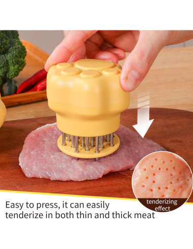 Ablandador de Carne NECOOKS de Acero Inoxidable 25 Agujas