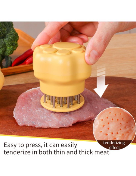 Ablandador de Carne NECOOKS de Acero Inoxidable 25 Agujas