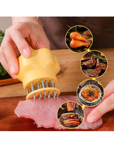 Ablandador de Carne NECOOKS de Acero Inoxidable 25 Agujas