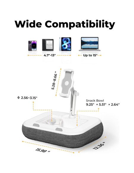 Soporte Ajustable para Laptop y Tableta SupeDesk B6 - 40.6x38.1 cm
