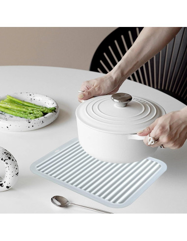 Trivetes de Silicona TOPULORS 3 Pcs Resistentes al Calor