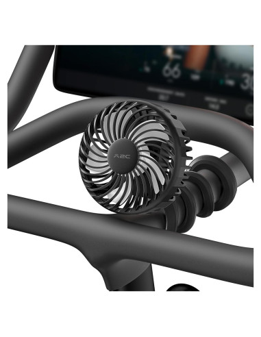 Ventilador A2C para Bicicleta Peloton 4.7" Recargable 4000mAh