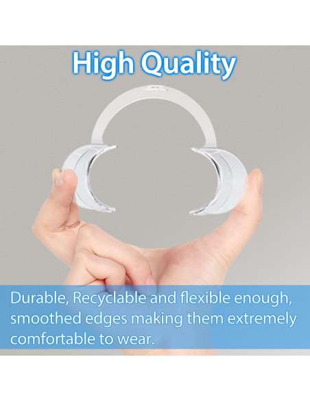 Retractor Bucal EZGO 20 Piezas Tamaño M para Blanqueamiento Dental