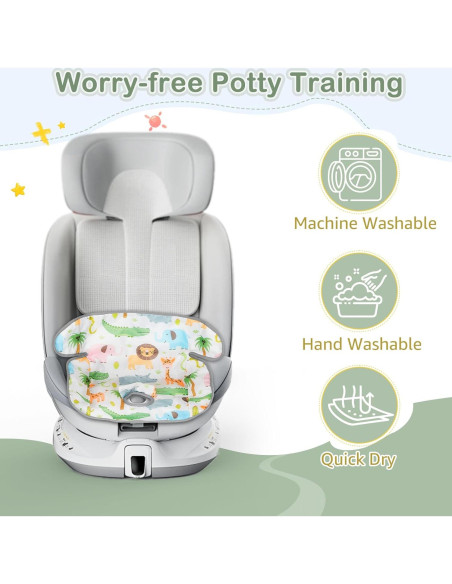 Protector de Asiento de Coche Vicorise Animales Impermeable