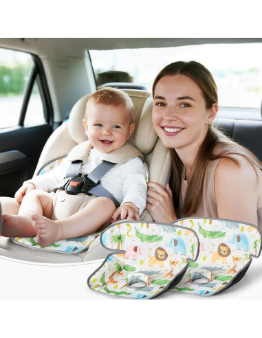 Protector de Asiento de Coche Vicorise Animales Impermeable