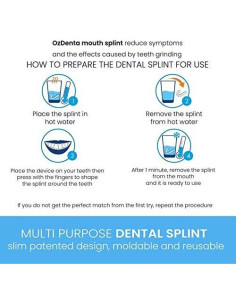 Protector Bucal Dental OzDenta para Bruxismo - 2 Unidades 2