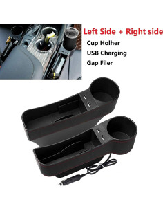 Organizador de Espacio entre Asientos CALU LUKY con 2 USB 2
