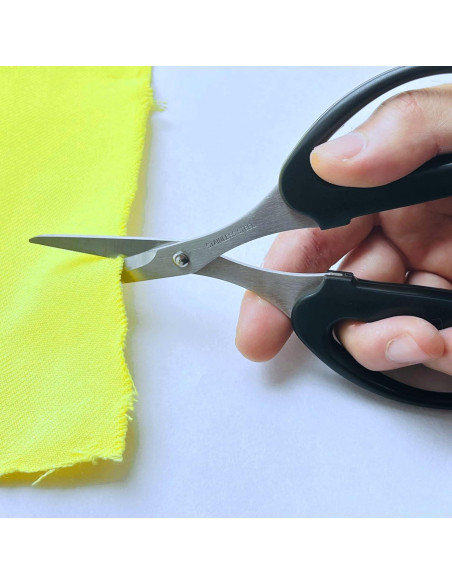 Tijeras de Kevlar CANARY 6.5" Cuchilla Serrada Acero Japonés