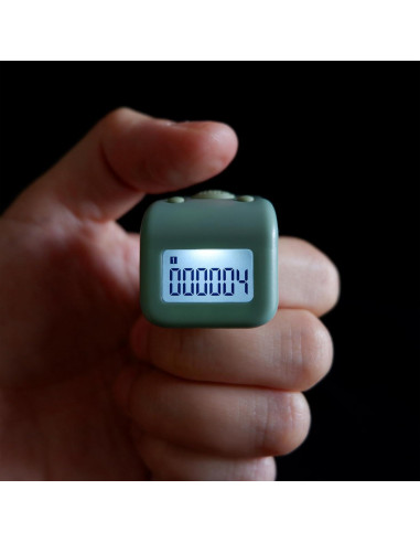 Contador de Dedos Digital Arvakr Recargable IPX8 Verde