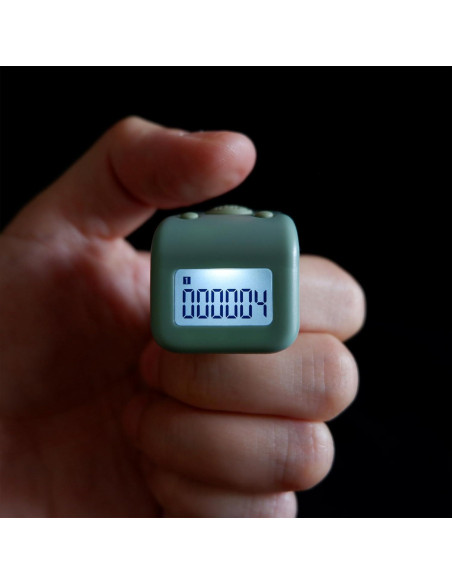 Contador de Dedos Digital Arvakr Recargable IPX8 Verde