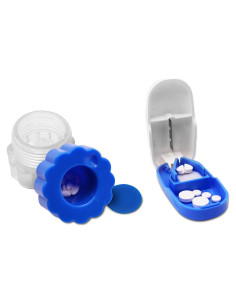 KMINA Cortador y Triturador de Pastillas Pack Único 10.8x15.8 cm