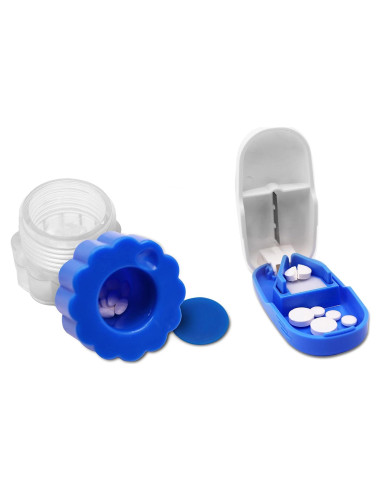 KMINA Cortador y Triturador de Pastillas Pack Único 10.8x15.8 cm