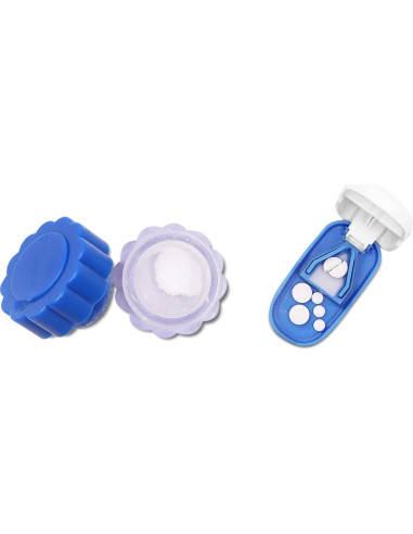 KMINA Cortador y Triturador de Pastillas Pack Único 10.8x15.8 cm