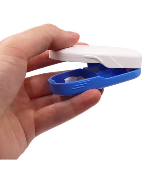 KMINA Cortador y Triturador de Pastillas Pack Único 10.8x15.8 cm