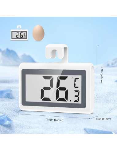 Termómetro Digital de Congelador JXTZ - Paquete de 2