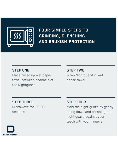 BruxArmor Protector Nocturno Azul - Alivio Bruxismo Profesional