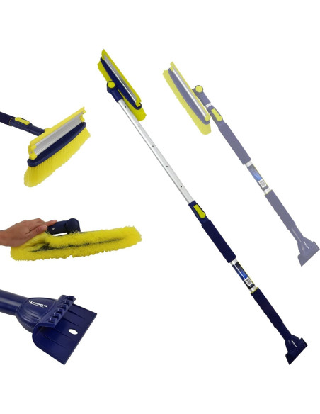 Cepillo de Nieve Michelin con Raspador de Hielo - Paquete de 2