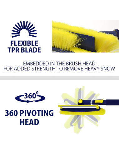 Cepillo de Nieve Michelin con Raspador de Hielo - Paquete de 2