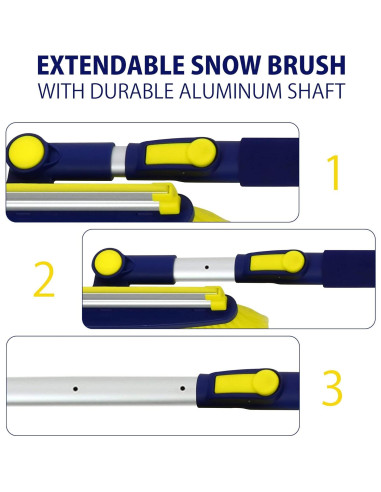 Cepillo de Nieve Michelin con Raspador de Hielo - Paquete de 2