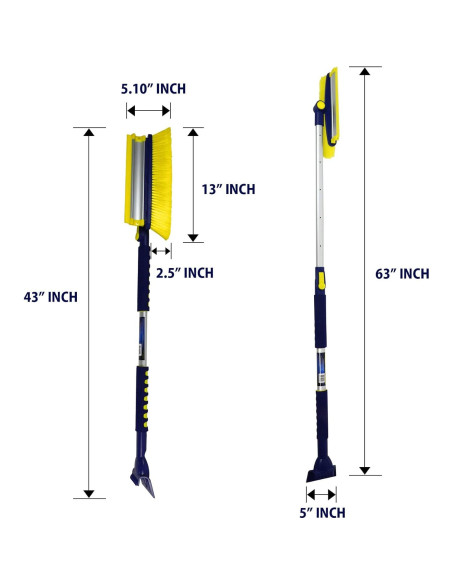 Cepillo de Nieve Michelin con Raspador de Hielo - Paquete de 2