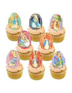 Decoraciones de Galletas y Cupcakes CHOCKACAKE Huevos Pascua 20 Unidades