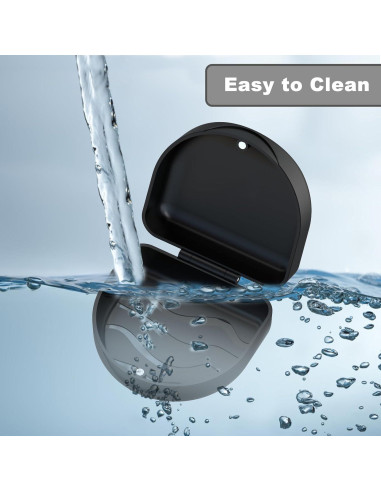 Caja de Retenedor BVN Negra para Alineadores y Protectores Bucales