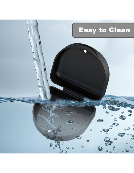 Caja de Retenedor BVN Negra para Alineadores y Protectores Bucales