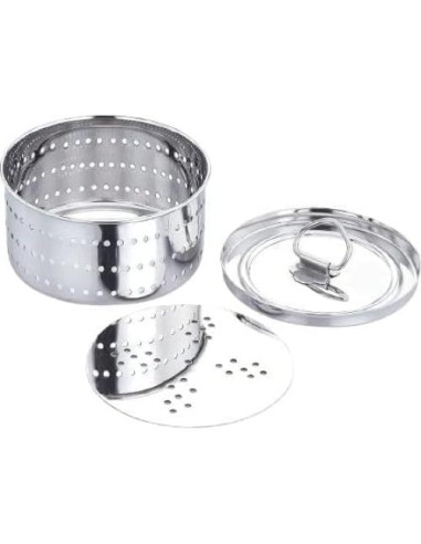 Molde Redondo de Acero Inoxidable Voqo 250ML para Paneer y Tofu