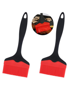 Paquete de 2 Pinceles de Silicona Resistente al Calor SIXDAWANJIA