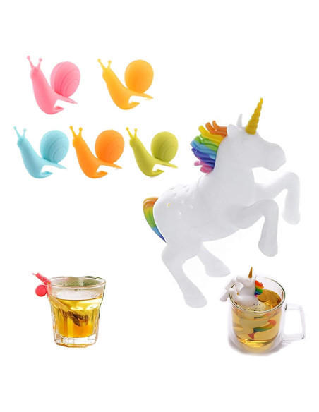 Infusores de té Ceresa Inc en forma de caracol - 6PCS