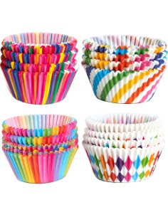 Tazas de papel desechables Staruby para cupcakes 400 unidades 2