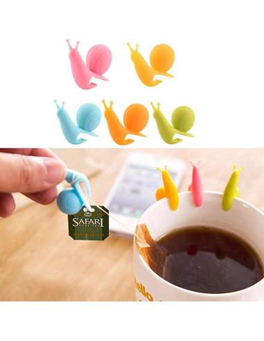 Infusores de té Ceresa Inc en forma de caracol - 6PCS