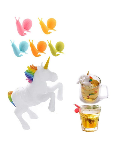 Infusores de té Ceresa Inc en forma de caracol - 6PCS