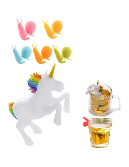 Infusores de té Ceresa Inc en forma de caracol - 6PCS