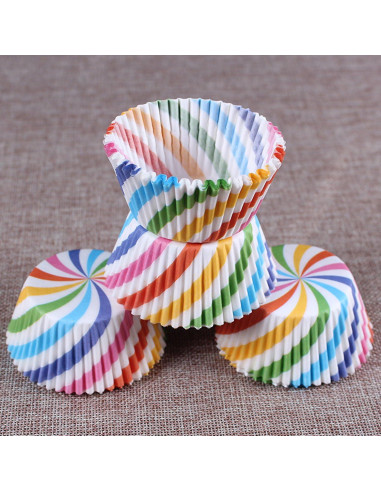 Tazas de papel desechables Staruby para cupcakes 400 unidades