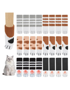 24 Protectores de Suelo para Patas de Sillas Antideslizantes