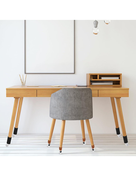 24 Protectores de Suelo para Patas de Sillas Antideslizantes