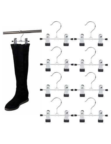 Perchas de Metal Amber Home 20 Pack 15 cm Antideslizantes